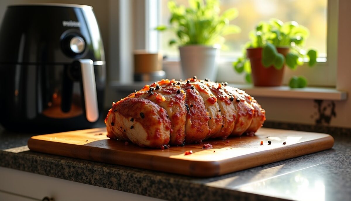 Rôti de porc à l'air fryer : une recette express pour une viande tendre et savoureuse