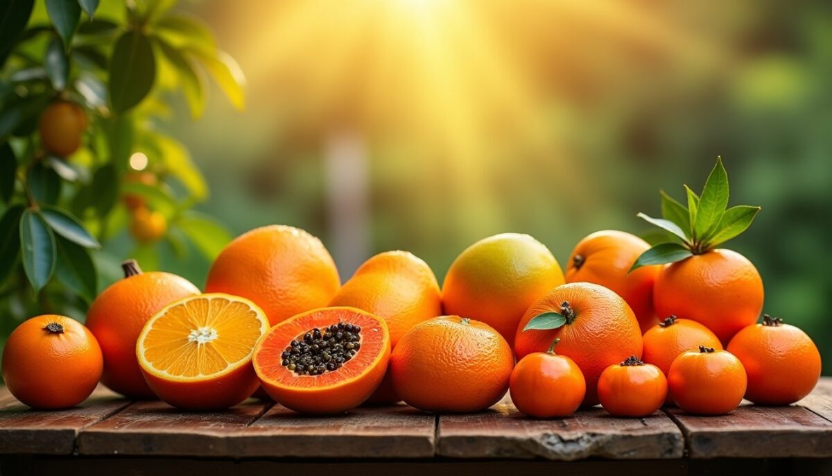Fruits exotiques orange : découvrez leur palette de saveurs et leurs bienfaits incontournables