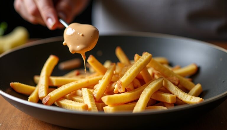Sauce maison pour frites : une recette simple et express à réaliser chez soi