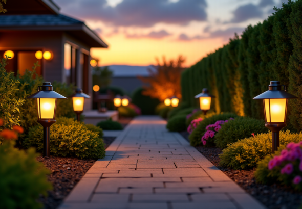 Budget éclairage solaire extérieur : coûts par zone et type de luminaire